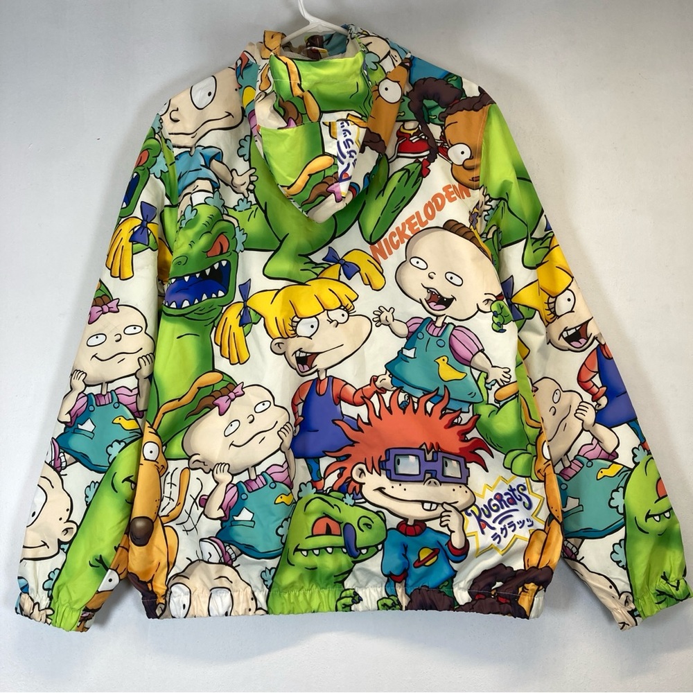 Members Only Rugrats Jacket Mens M Nickelodeon Full Zip Hooded  Cartoon - Picture 2 of 16